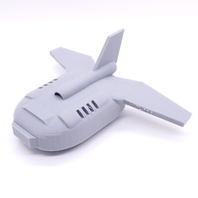 Canary Shuttle  - 1'', 3'', 6'' or 12'' Model - Custom Kit Red Dwarf JMC Space Ship
