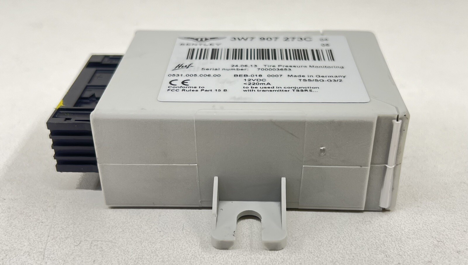 13-18 BENTLEY FLYING SPUR TIRE PRESSURE MONITOR SENSOR CONTROL MODULE OEM