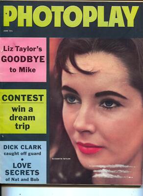 MAG: Photoplay-Liz Taylor-Johnny Mathis-Eddie Fisher-Judy Garland-June