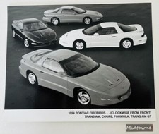 *Vintage Original 1994 Pontiac Firebird Full Line Press Release Photo