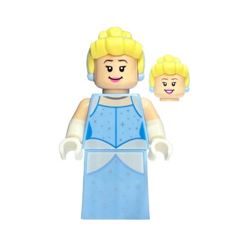 Lego Cinderella Minifigure DIS032 From Disney Castle Set 43222 Genuine - Picture 1 of 1