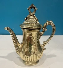 Abbott Collection Incense Burner Brass Look Of Teapot Made In Philippines