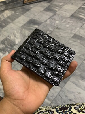Geldbörse aus reinem australischem Krokodilleder (Handmade)