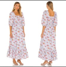 NWT LoveShackFancy Minnia Lavender Moon Maxi Dress size Medium
