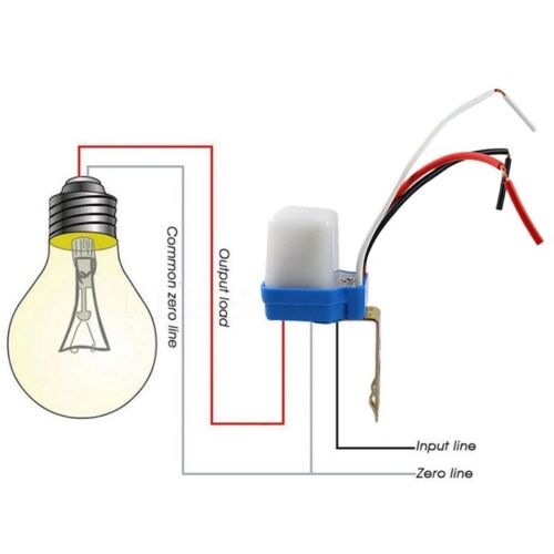 Interruptor sensor de sensor de luz de calle fotocélula de encendido automático AC DC 220V 10A - Imagen 1 de 6