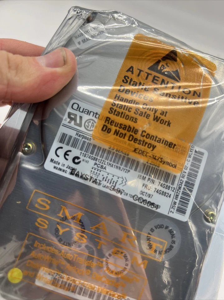 QUANTUM Harpoon 3.5 Series 2.25GB.  J - Image 2 of 4