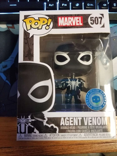 Funko Pop! MARVEL - Agent Venom #507 - PIAB Pop In A Box Exclusivo Bobble-Head