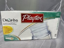 Playtex Baby Drop-Ins Liners - 8oz -10 oz - 50 Count New Sealed Fast Shipping