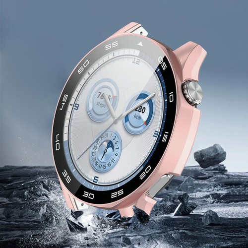 PC-Schutzhülle aus gehärtetem Glas für Huawei Watch GT5 46 mm (Roségold) - Zdjęcie 8 z 8