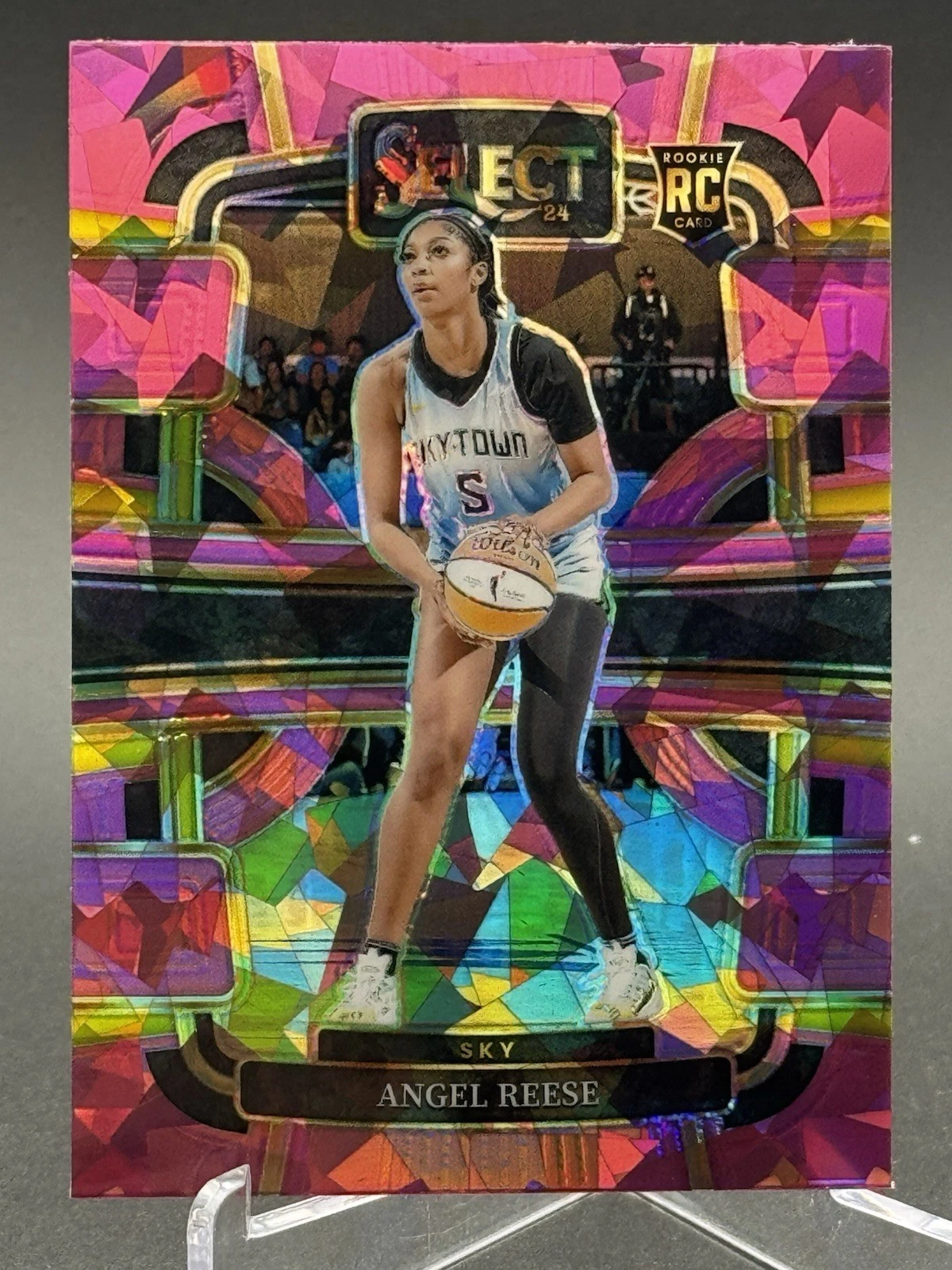2024 Panini Select WNBA - Concourse Angel Reese #5 Pink Ice Prizm (RC) 🔥🔥🔥