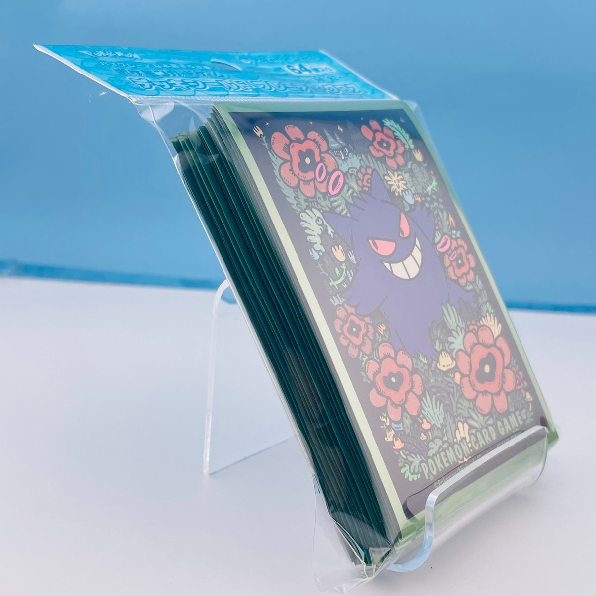 Pokemon Card Game Deck Shield Premium Gloss Gengar Green Sleeve