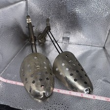 Vintage 1950s EKCO Adjustable Hammered Metal Shoe Trees Shape  Stretch 