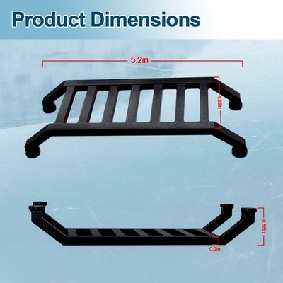 Magnete Per Auto A Scaletta Wadder - Accessorio Auto Divertente In Alluminio - Fissaggio Magnetico Per Auto, Camion, SUV - 13x4,8 Cm