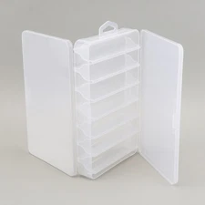Fishing Tackle Box Double Side 14 Compartments Fishing Lure Storage Multi-functi