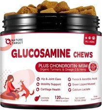 Glucosamine for Dogs, 120 Soft Chews Chicken Flavor