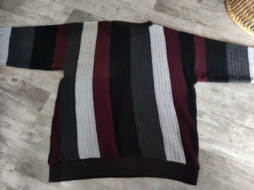 Vintage Protege Sweater Mens M 3D Knit Context Y2K Made In USA EUC Coogi Style - Picture 16 of 16