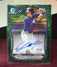 Ethan Holliday 2026 1st Bowman Chrome Green G...