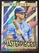 2022 Bowman's Best Bobby Witt Jr. Bowman Masterpieces Insert Royals BM-3 RC