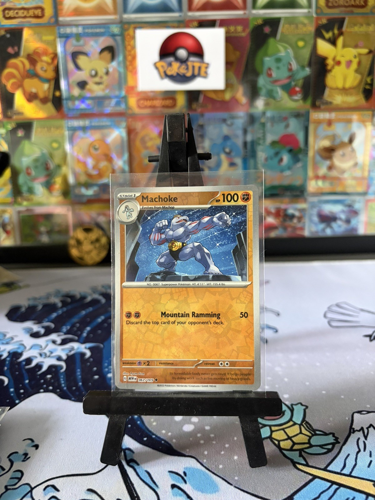Machoke 67/165 - Reverse Holo - 151 - Pokemon TCG ✨ NEAR MINT ✨