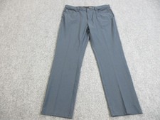 Greg Norman Pants Mens 38x32 Blue Chino Straight Leg Stretch Golf Performance