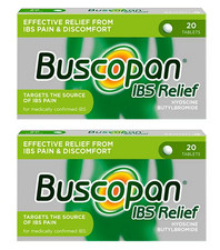 Image of 2x 20 Tablets Buscopan IBS Relief - Effective Relief From IBS Pain & Discomfort