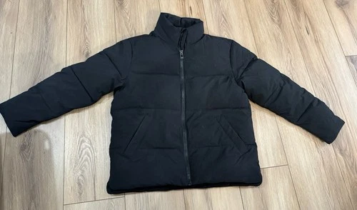 TOPMAN Padded Puffer Black Jacket Men’s Size Large video thumbnail