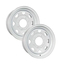 eCustomrim 2-Pack Trailer Rim Wheel 16X6 6 Lug White Spoke