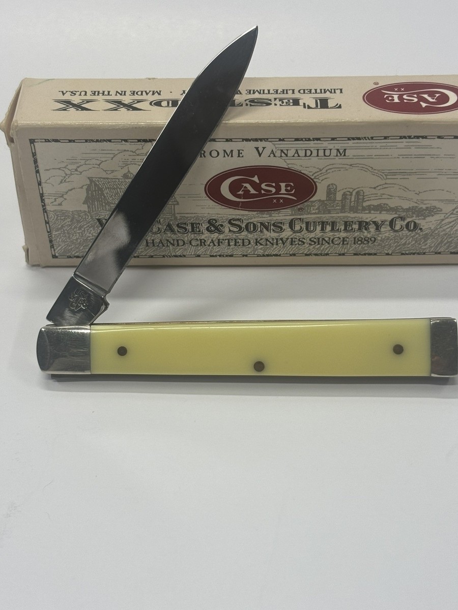 Case XX Knife Yellow Doctors 2001 Pocketknife USA 00119 3185cv for