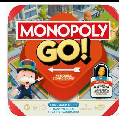 Monopoly GO! Board Game  Inspired by The Popular Mobile * Brand New Sealed*
