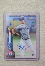 2020 Topps Chrome - Rookie Autographs Brock Burke #RA-BBU (AU, RC)