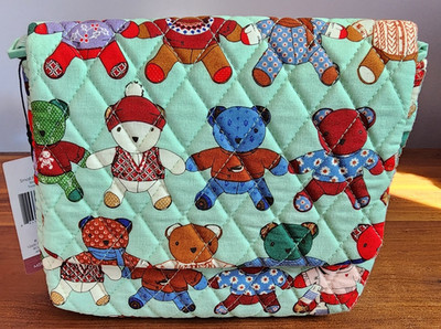 VERA BRADLEY SMALL FLAP HIPSTER ~ Toasty Teddies ~ Brand New w/Tag