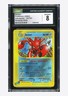 Pokemon CGC 8 Scizor Reverse Holo 2003 32/147 Aquapolis English
