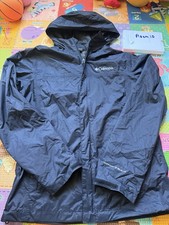 Columbia Omni-Shield Women  s Black Hooded Full Zip Windbreaker Jacket Size S