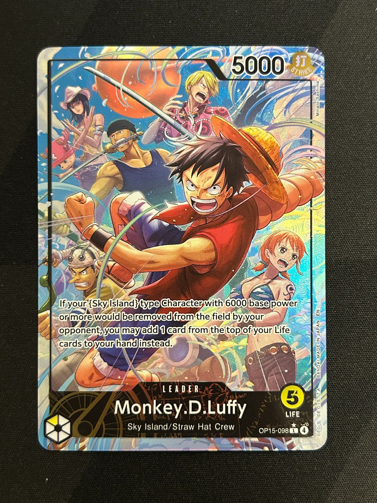 Monkey.D.Luffy 2026 Adventure on Kami's Island (OP-15) #OP15-098