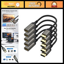 4K DisplayPort to HDMI Adapter 5 Pack, DP1.2 to HDMI 1.4 Converter for Gaming, P
