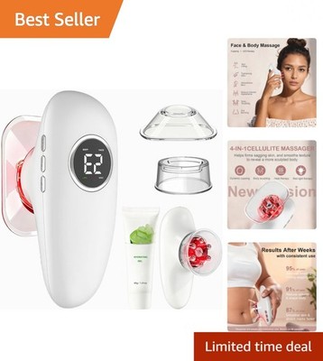 Cordless Cellulite Massage Tool - Adjustable Cupping Therapy for Home & Travel