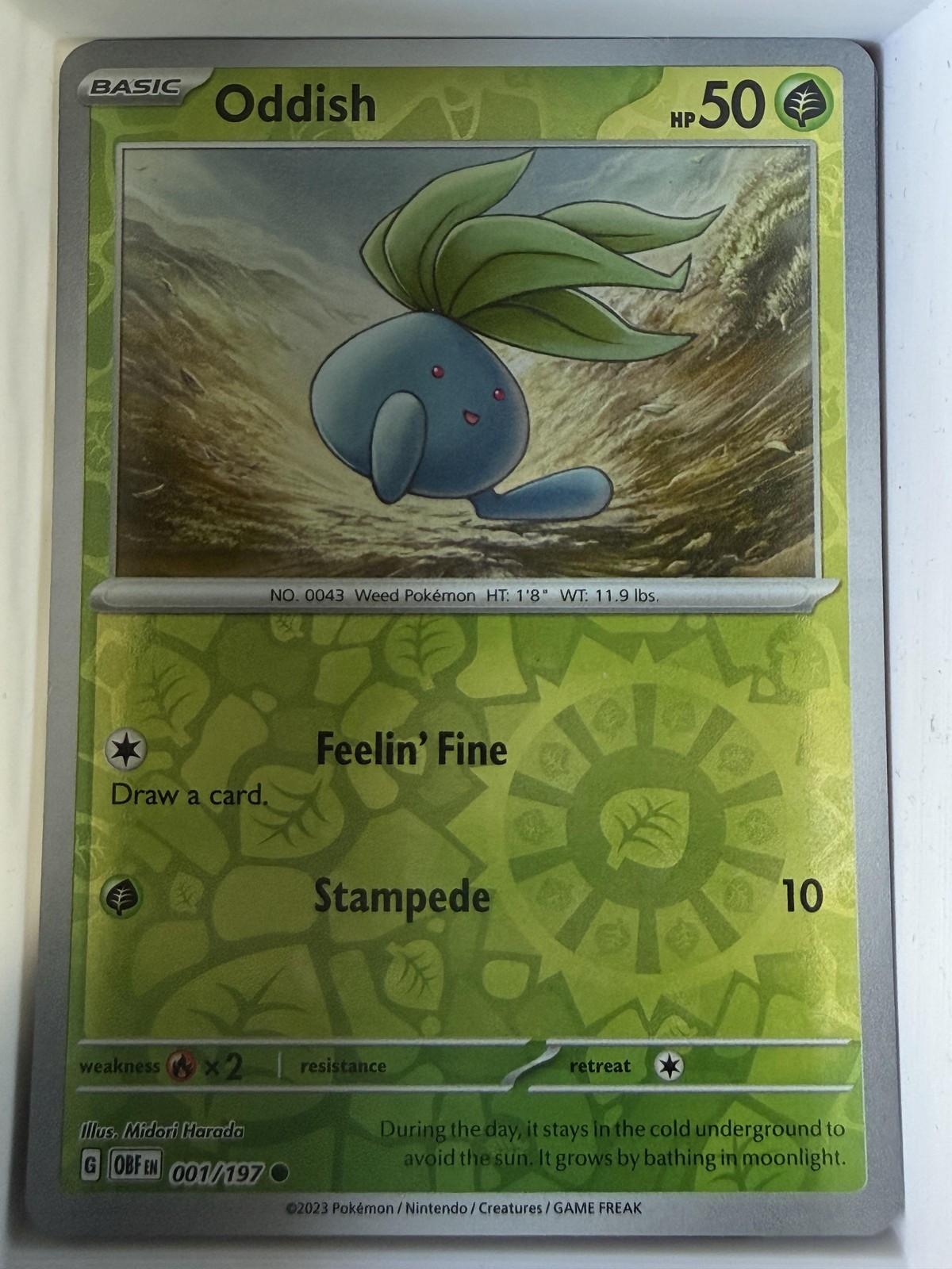 SV3: Ruler of the Black Flame #001/108 Oddish