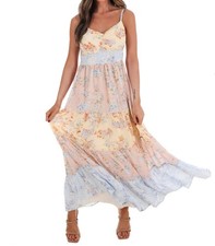 In February Garden Party Floral Maxi Dress Size L
