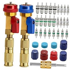 R134A Valve Core Quick Remover Installer Tool Kit - High Low Pressure Car A/C