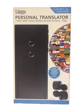 Lingo Two-Way Multi-Language Personal Translator Device NIB