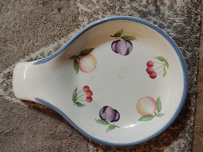 Pfaltzgraff Fruit Spoon Rest 6.25''