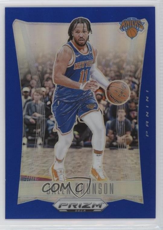 2023-24 Panini Prizm Deca Blue Prizm 95/149 Jalen Brunson #107 1o64