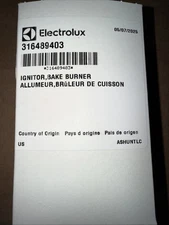 Electrolux/Frigidaire Range Bake Igniter OEM replacement. Part # 316489403
