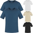 2er Set Herren T Shirts aus Bio Baumwolle kurzarm Basic Shirt für Männer GOTS