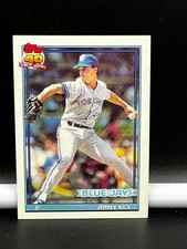 1991 Topps Baseball Trading Card Blue Jays Jimmy Key #741