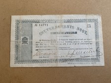 South Africa Een Pond 1900 Banknote Note Boer War Period 