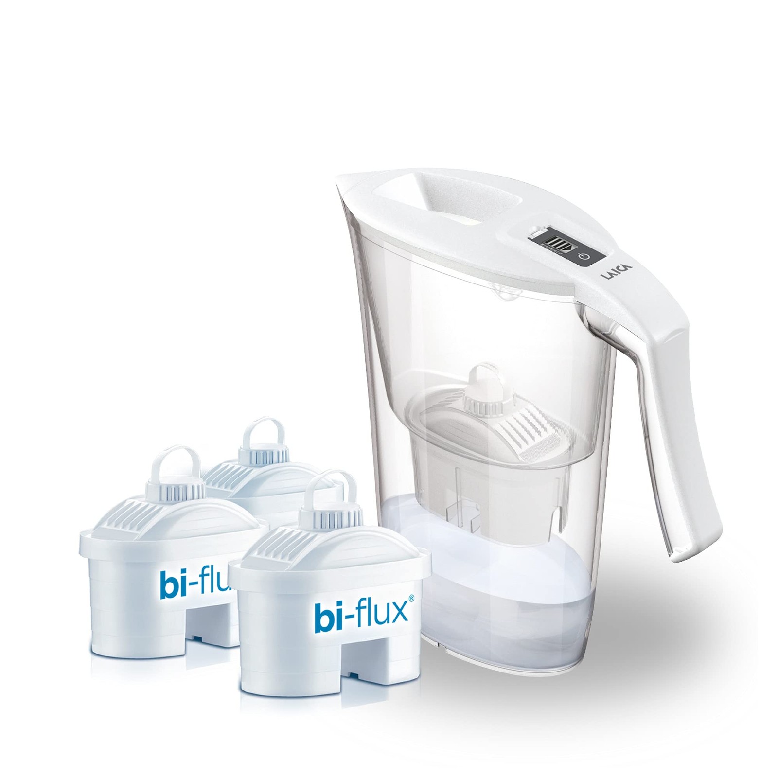 Caraffa Filtrante Laica J9082 Kit Risparmio 2.3L + 3 Cartucce Bi-Flux