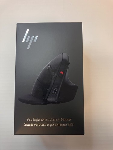 6H1A5AA#ABA HP 925 vertical mouse 2.4 GHz Bluetooth 5.3 black - 第 1/4 張圖片