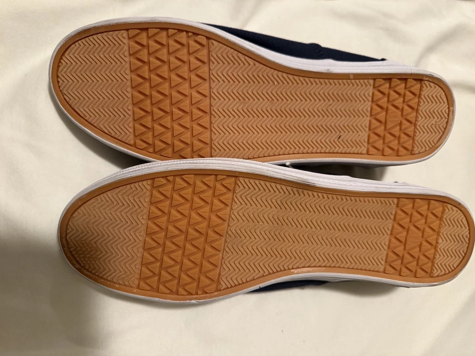 Mossimo Supply Co Para Mujer Talla 8 Azul Marino Zapatos para Caminar Tenis Lona Foto 3 de 4