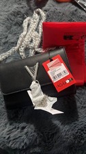 VALENTINO Divina Nero Black / Silver Cross body Shoulder bag brand new